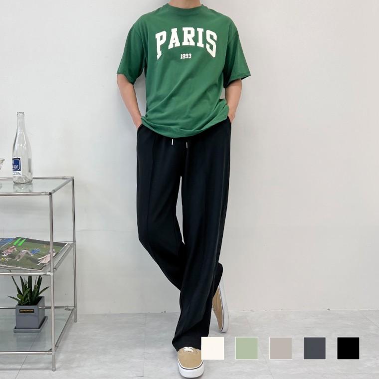 팬츠 와이드 남자 핀탁 남성 바지