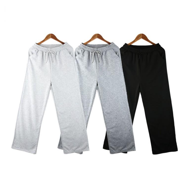 쭈리 밑단 남자 통바지 남성 바지 데일리