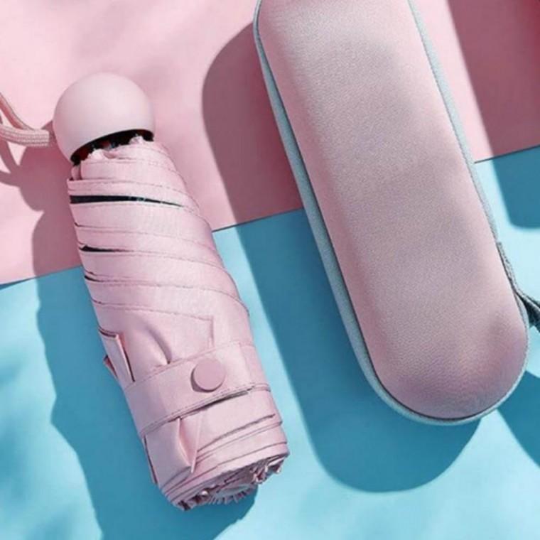 휴대용 마카롱 캡슐 5단 경량 양우산 우산 양산