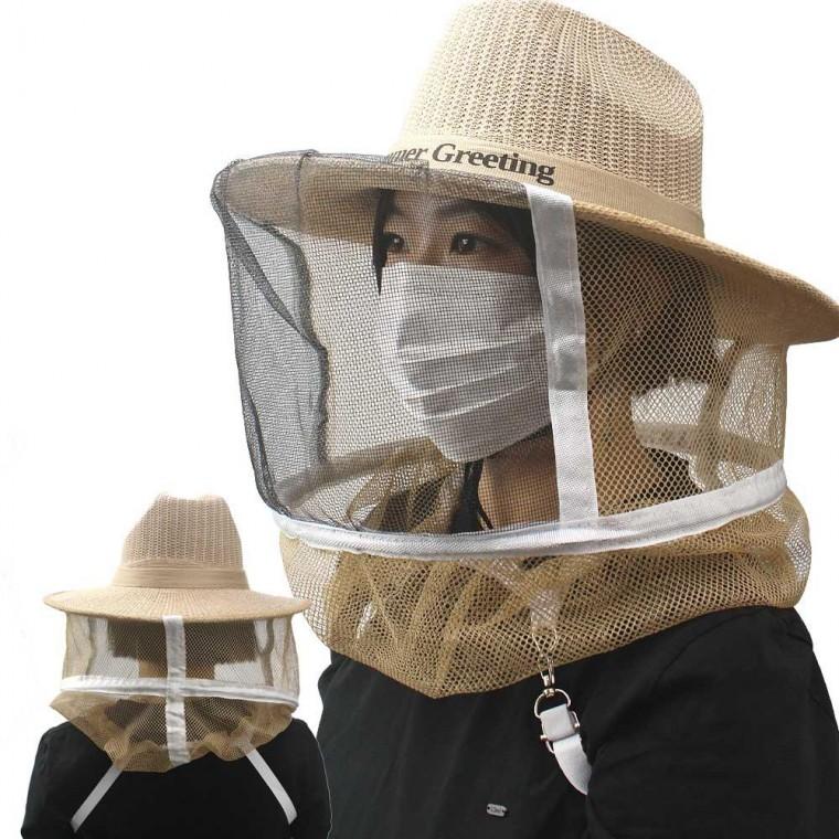 모자 야외 카우보이 양봉 안전 벌망 작업용 벌초 벌레차단 카우보이 모자