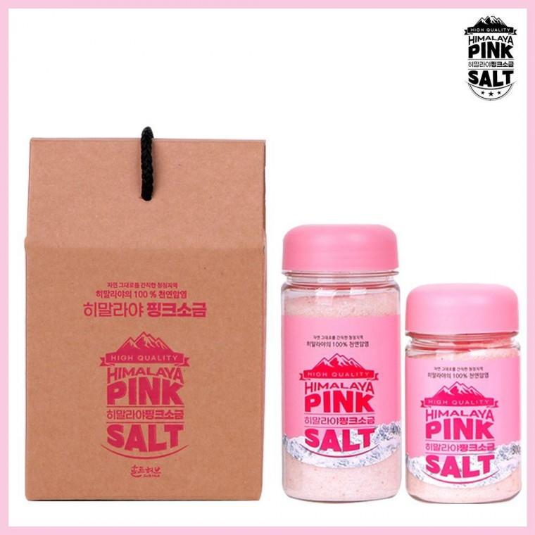 핑크소금 답례품세트16호 300g+400g 합2개입 가는입자