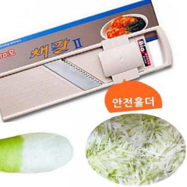 바이오채칼2 국산 주방용품 주방칼 모양칼 채칼 1개 주방 파칼 파채칼