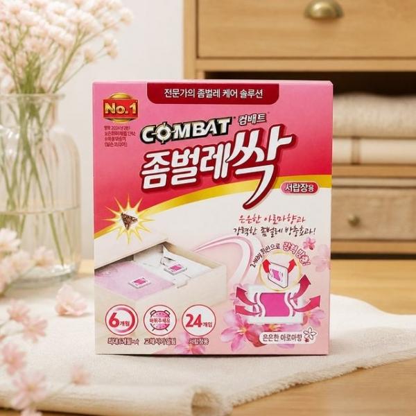 좀벌레싹 서랍장용 아로마향 방충제 24개입 좀약
