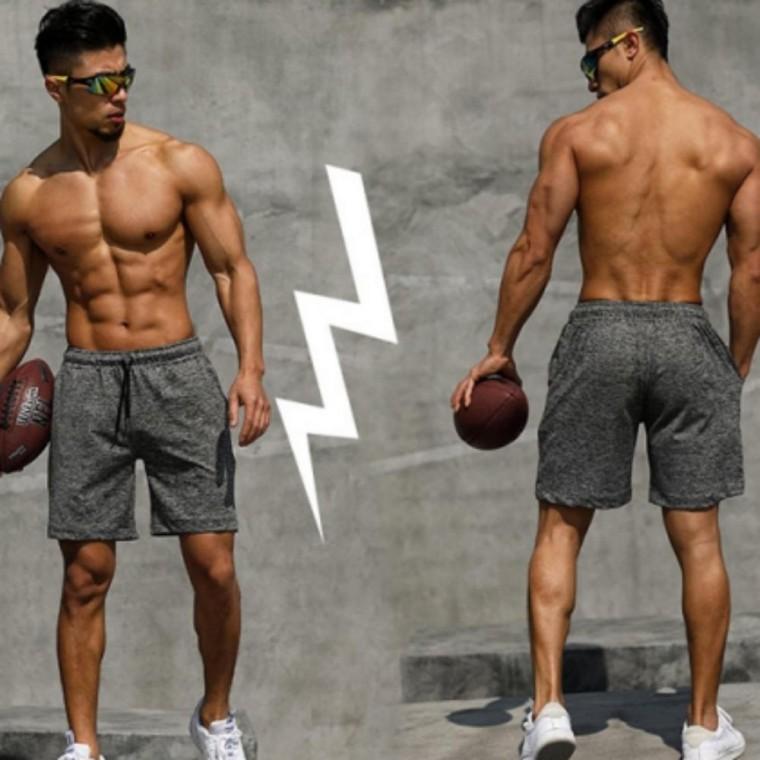 2컬러 남자 허리밴딩 트레이닝 헬스복 편한 반바지