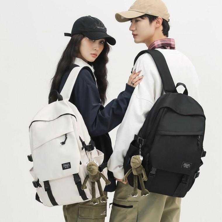 백팩 캐주얼 이중포켓 전면 가방 데일리백 배낭