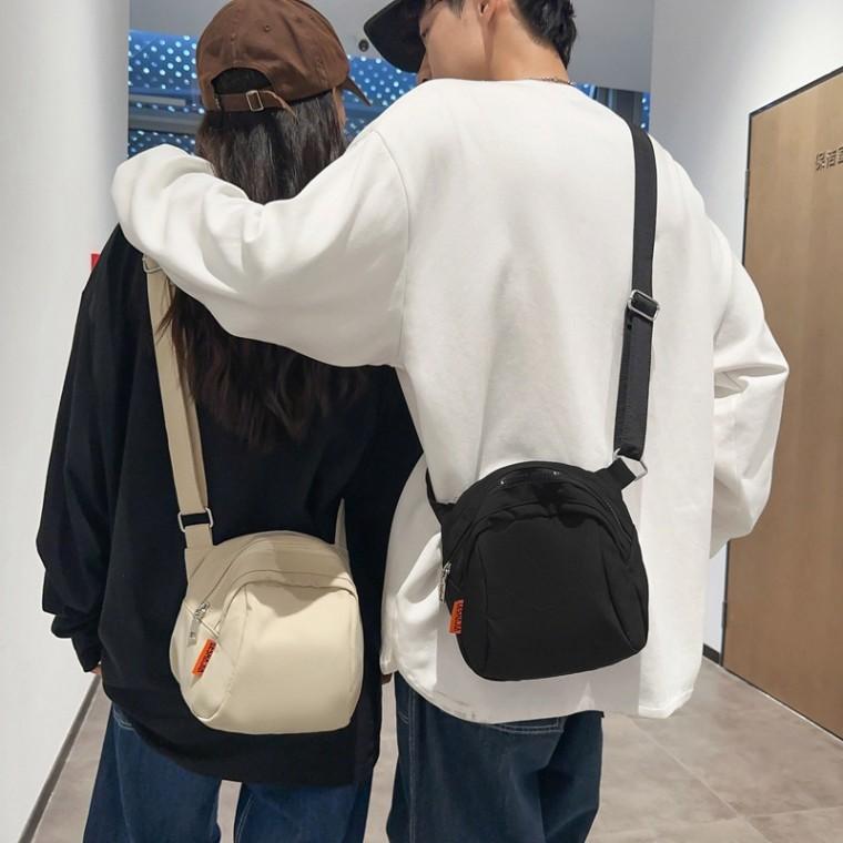 캐주얼 크로스백 빈티지 둥근 가방 데일리백