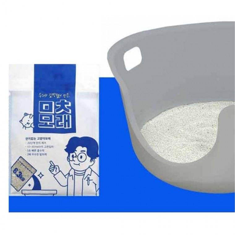 모래 고양이 벤토나이트 1P 6.3kg 입자 균일