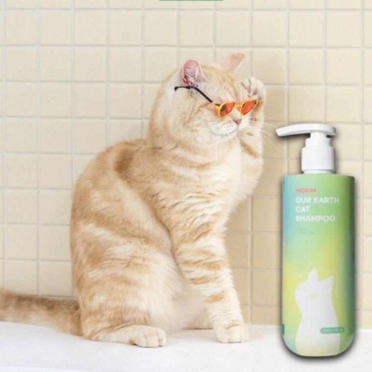 셀프 1P 캣닢 300ml 고양이 순한 딥클렌징 샴푸 목욕