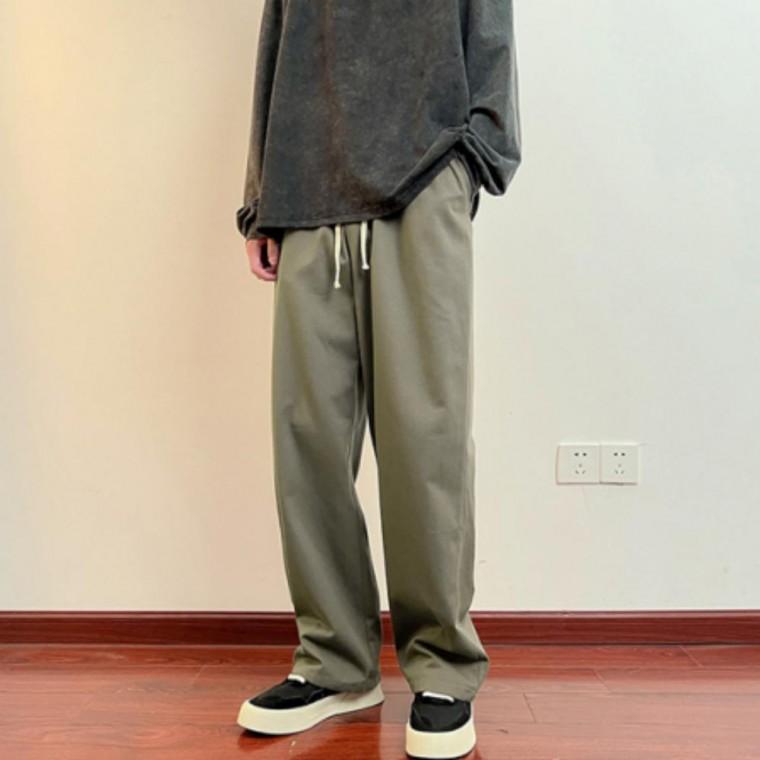 린넨 팬츠 허리밴딩 통바지 4컬러 남성 편한바지