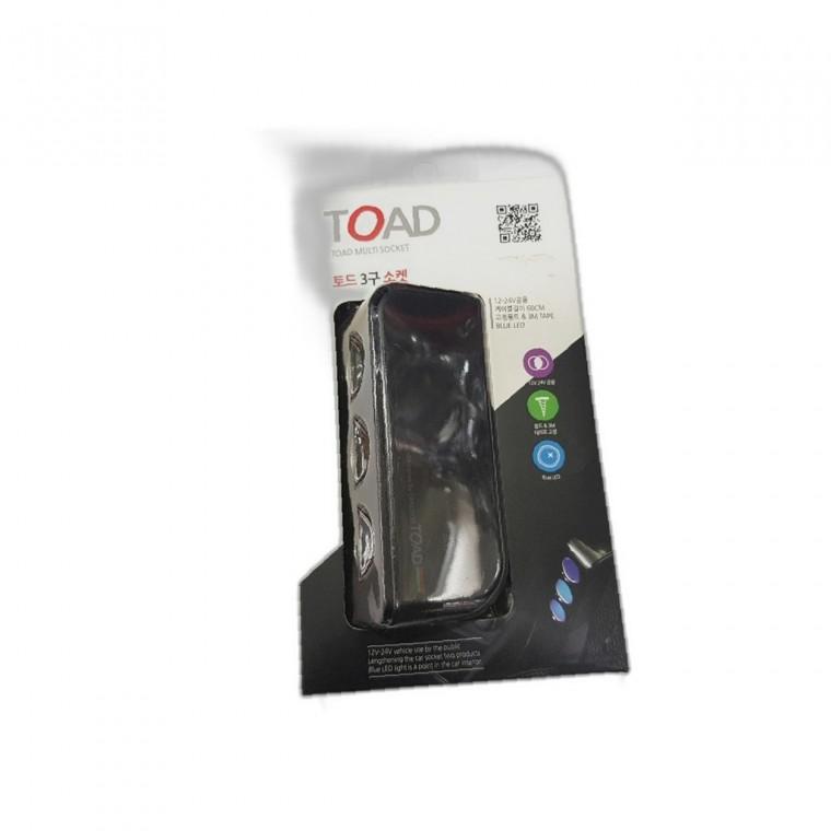 USB 3구 멀티포트 차량용 전원 장치 시거잭 분배기 충
