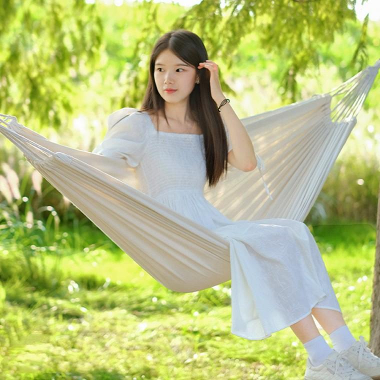힐링존 캠핑 해먹(180x85cm) 1인용 캠핑 야외해먹