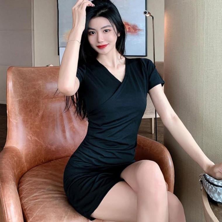 FA] 원피스 브이넥 데이트룩 미니