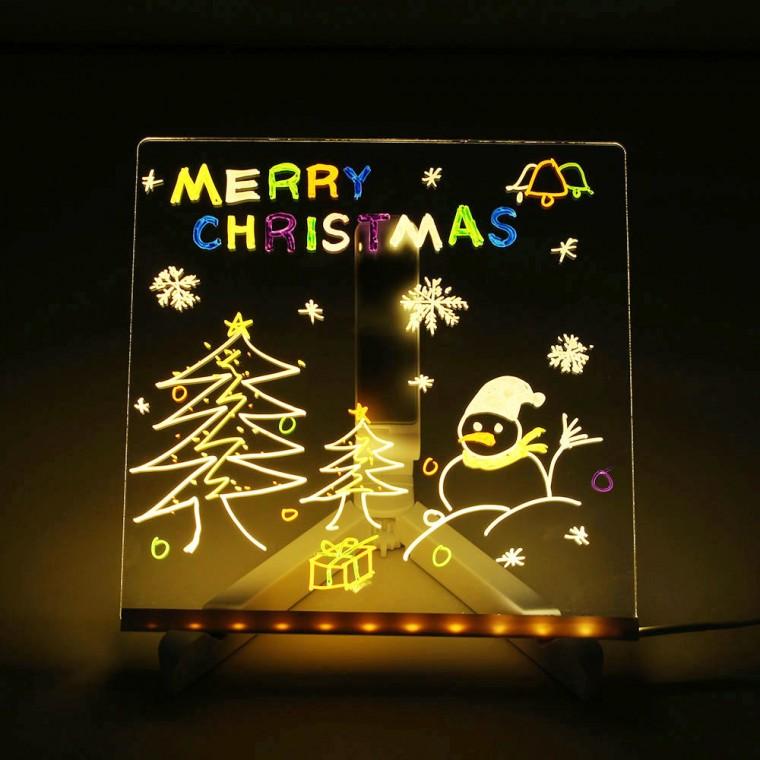 LED 아크릴 메모보드 무드등 DIY아크릴메모판