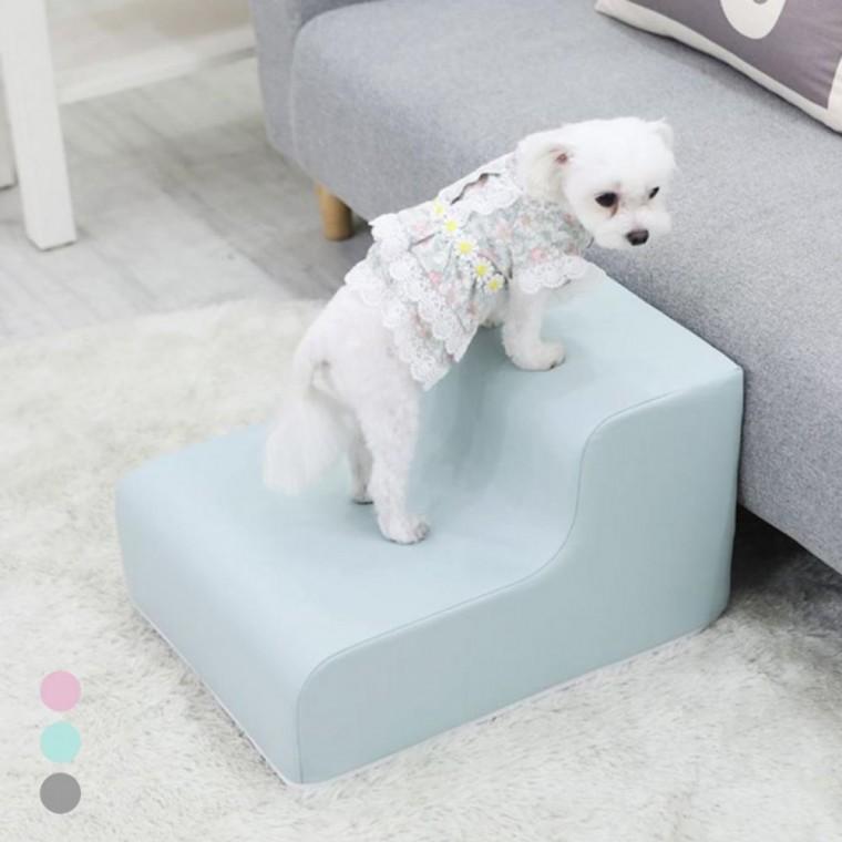 논슬립 강아지계단 2단 애견 고양이 계단 스텝 발판