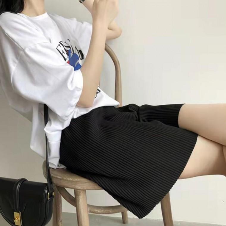 가볍고 시원한 착용감 플 빅골지 라인 4부 반바지
