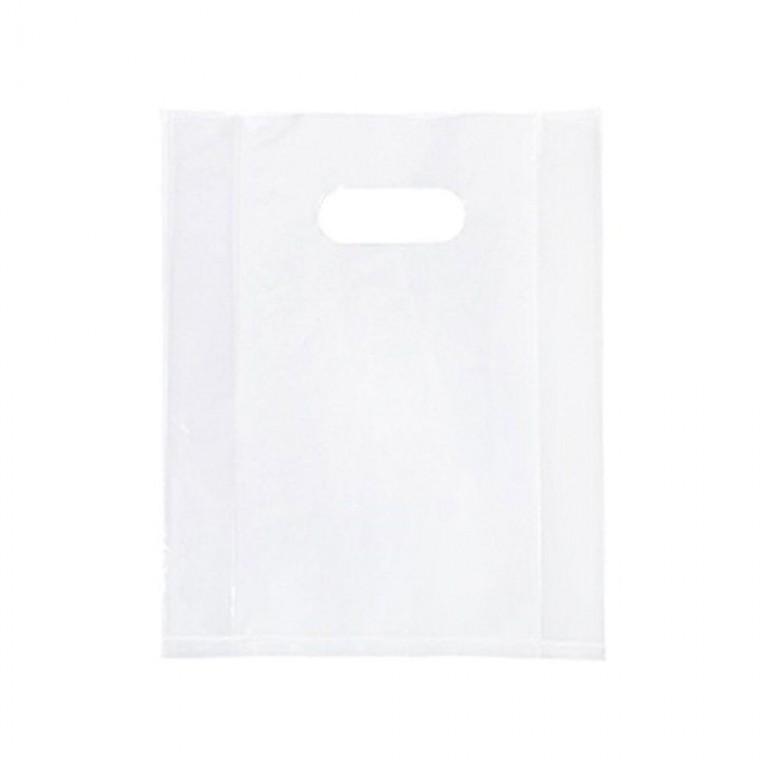 투명 손잡이 비닐봉투 M형 200X250mm 50매