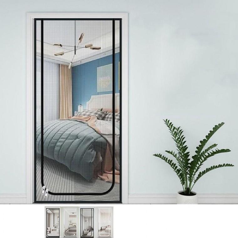 방묘문 현관문 칸막이 지퍼방충문 안전문 120x220cm 커튼 지퍼 망