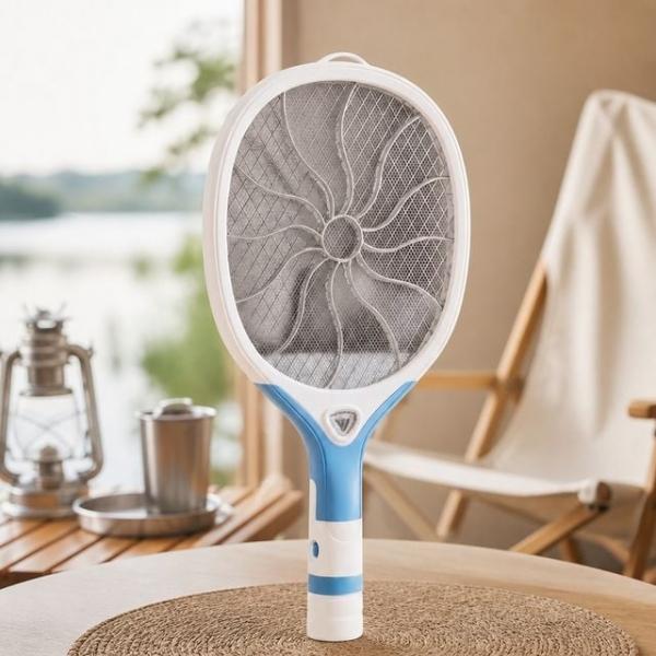220V 충전식 캠핑용 야외 벌레 퇴치 전기 모기채