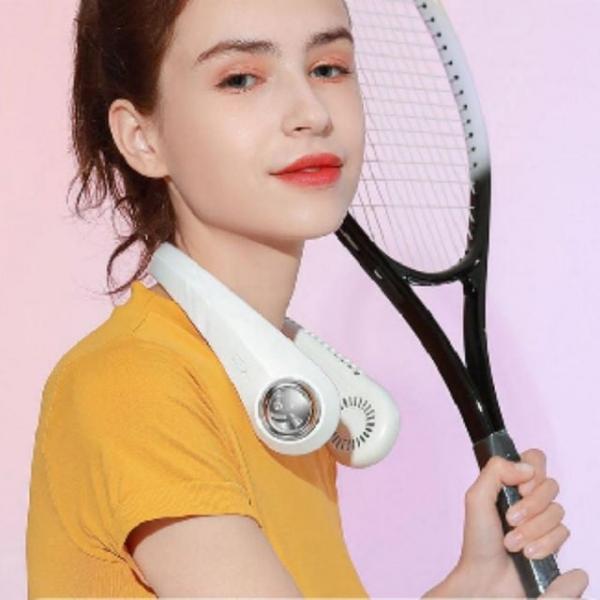 휴대용선풍기 날개없는 선풍기 목걸이 노이즈캔슬링 접이식 넥쿨러 에어컨 목걸이선풍기 골전도 휴대용