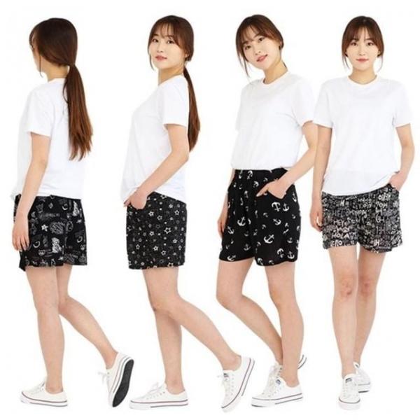 여성반바지 냉감 NO7-6 4부 여자 쿨반바지 여름 반바지 쿨바지 여름반바지