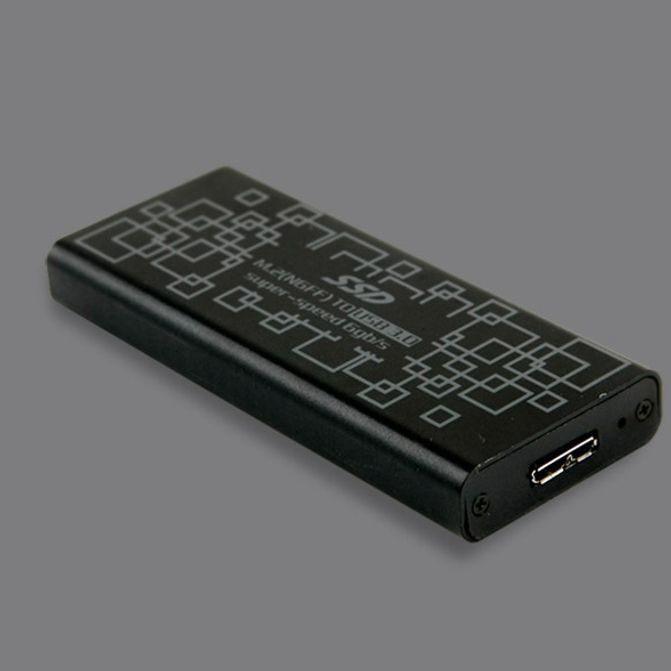 USB 외장 케이스 SSD 블랙 USB 3.0 NGFF (M.2)