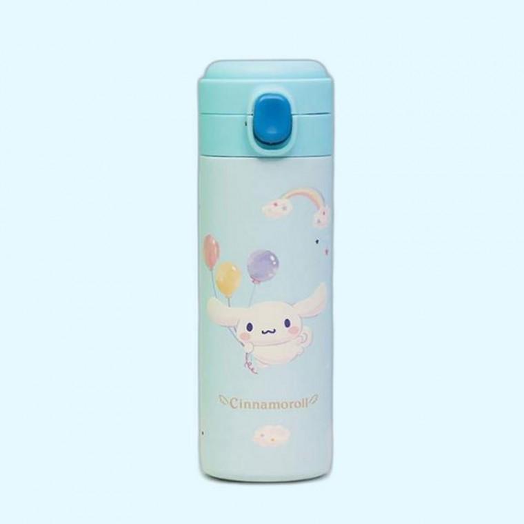 피크닉 소풍 어린이 스텐 원터치 텀블러 400ml - 파랑