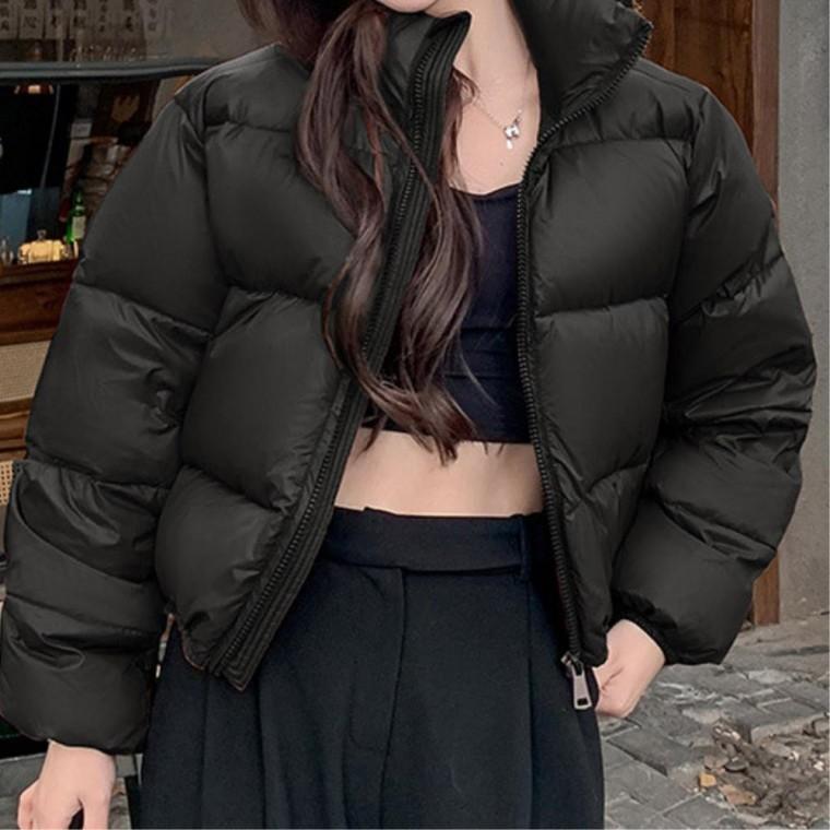 경량 나들이 숏패딩 세미크롭 20대여성 다리길어보이는 편안하게입을수있는
