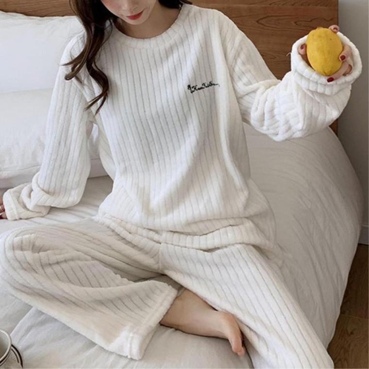 여행용 파자마파티 수면잠옷 파자마잠옷세트 겨울파자마 사계절 골지 여성