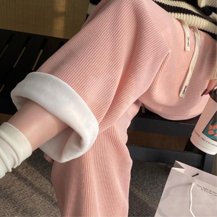 30대남성 여성밴딩팬츠 마실 코듀로이 여자트레이닝복바지 와이드핏 기모