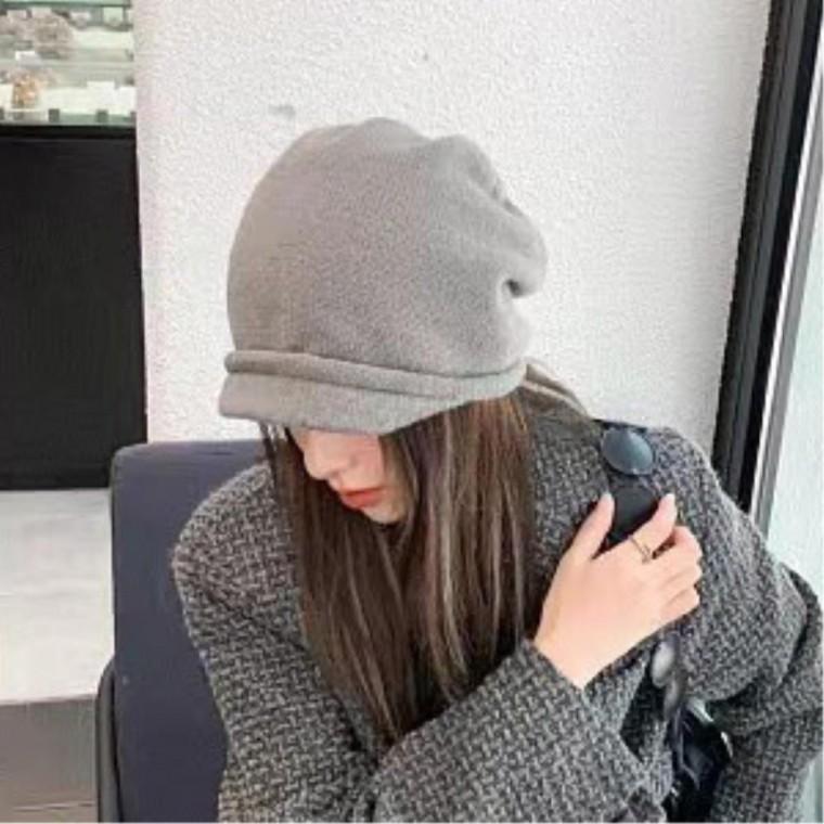 독특한모자 숏챙 머리작아보이는 니트비니 대중적인 벙거지모자 등산용