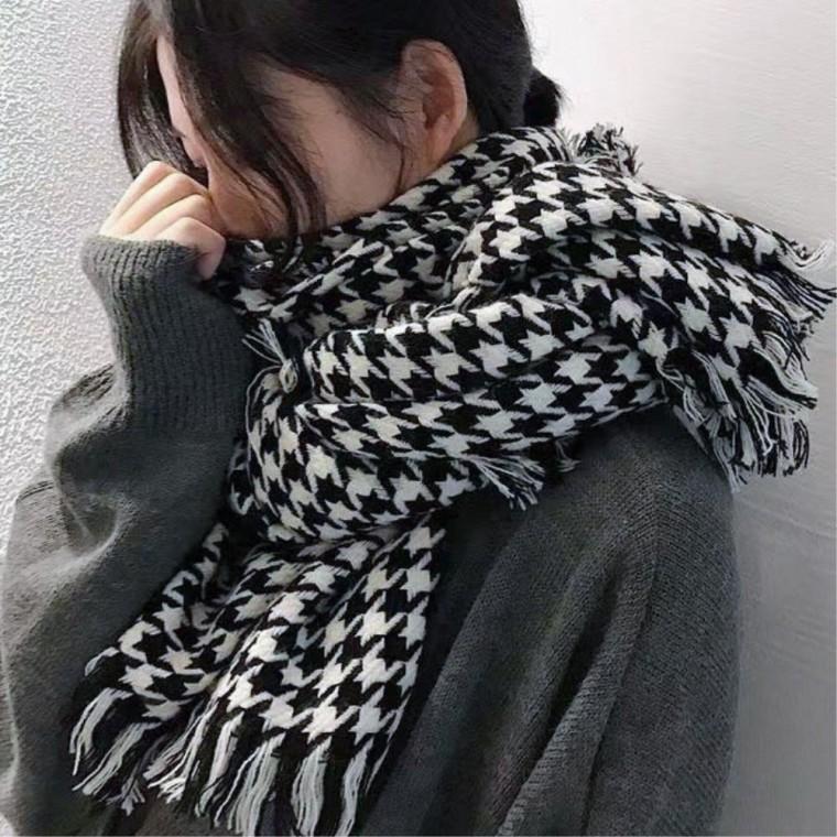 직장인 매치가잘되는 여친선물 체크목도리 겨울머플러 선물용품 여자머플러