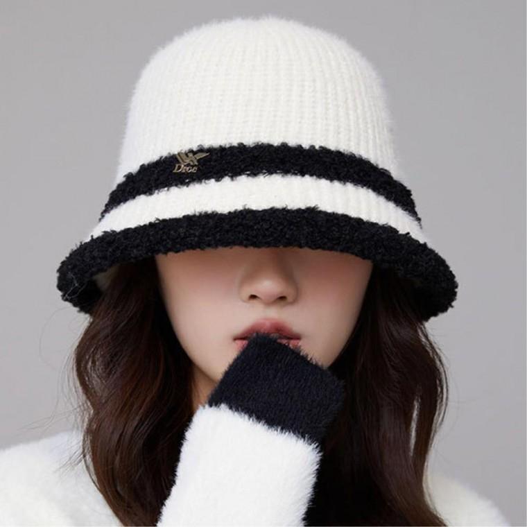 데일리코디 겨울 버킷햇 겨울벙거지 벙거지코디 30대여성 니트벙거지