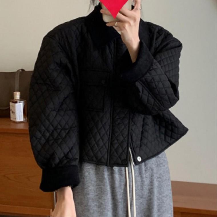 30대 20대 아우터 오피스룩 데일리 여성자켓 누빔 청바지코디 크롭 실내용