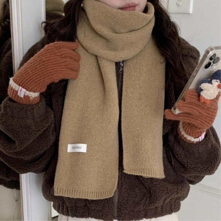 가성비 겨울머플러 베이직 도톰한머플러 무지머플러 멋스러운 겨울목도리