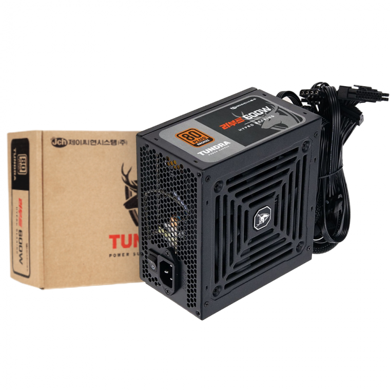 제이씨현 TUNDRA 리부트 600W 정격 ATX 데스크탑 컴퓨터 PC파워 FHB 80+ 브론즈