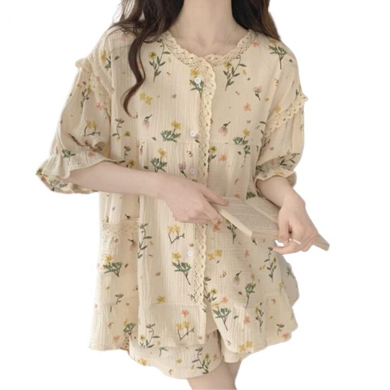 레이스 가을여자파자마 홈웨어 편한 여친선물 러블리잠옷 10대 잠옷세트