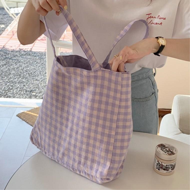 실용적인선물 에코숄더백 대학생 양면 가벼운가방 여성쇼퍼백 리버서블가방