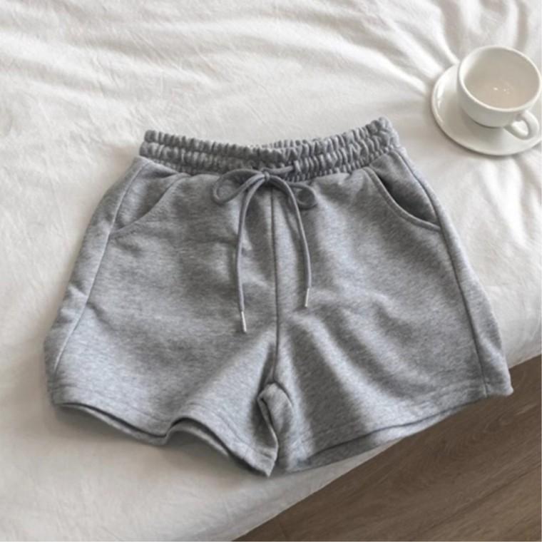 외출복 여자트레이닝바지 밴딩 숏팬츠 여자트레이닝복바지 트레이닝 편한