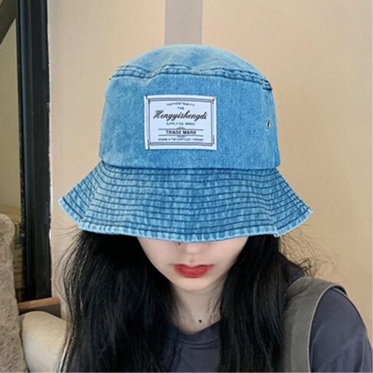 청모자 벙거지 여성버킷햇 벙거지모자 데님버킷햇 버킷햇코디 댄디룩