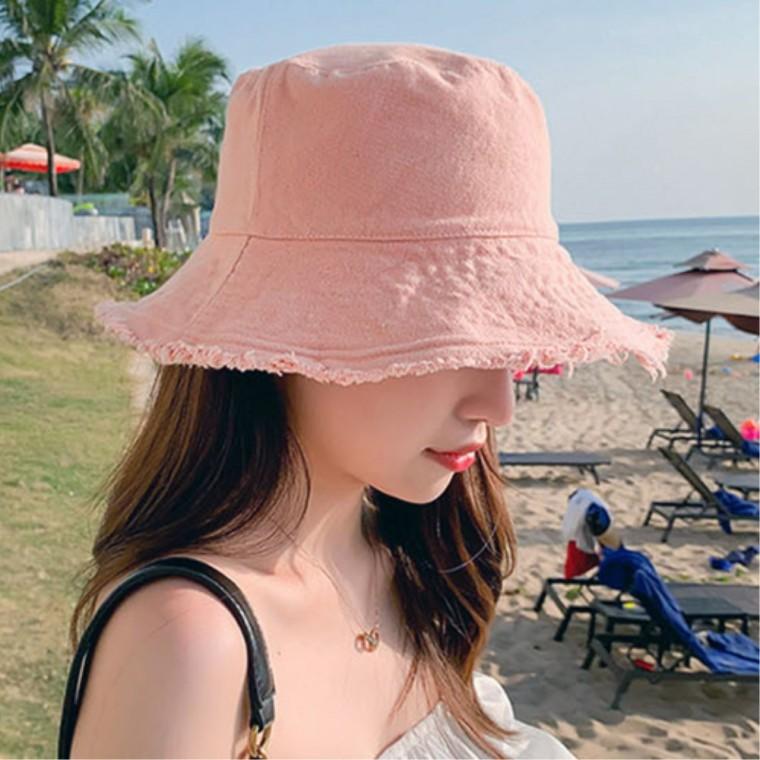 벙거지모자 여성모자 면 빈티지 여자버킷햇 나들이모자 데일리코디 여행
