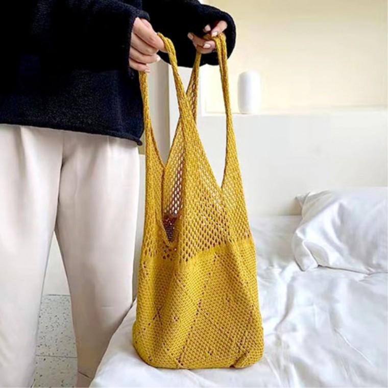 바캉스 여행용 나들이 모래놀이가방 비치백 휴양지 여름휴가가방 그물가방