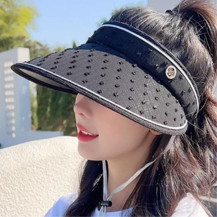 여자썬캡 썬캡밀 썬캡모자 여름휴가 여성선캡 와이드챙 자외선차단 나들이