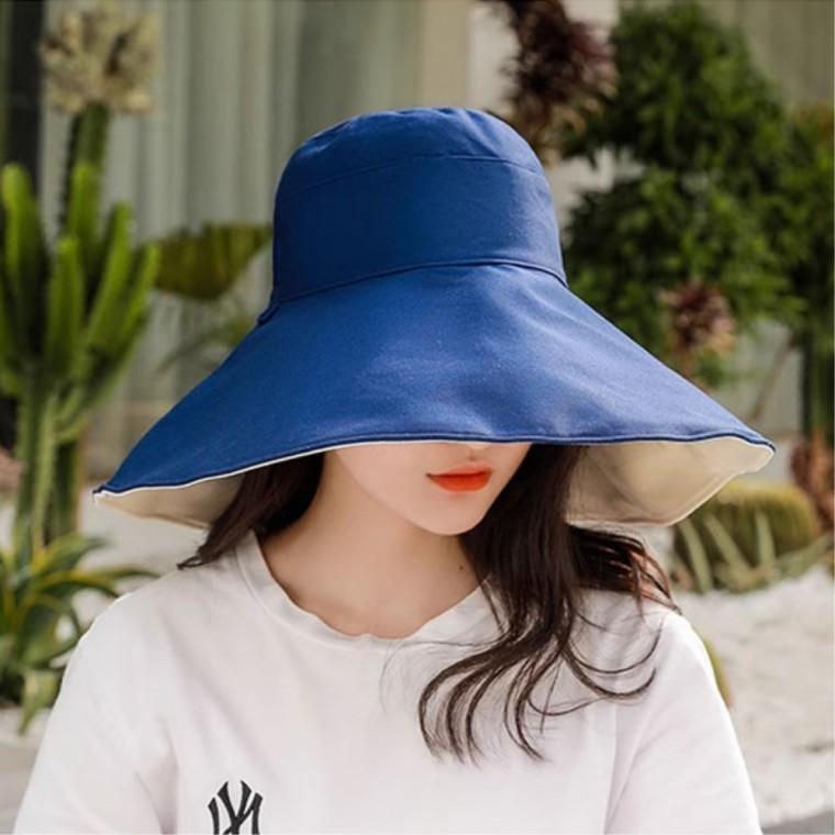 양면 와이드챙 여성버킷햇 휴양지 나들이 오버핏 일상패션 30대여성 버킷햇