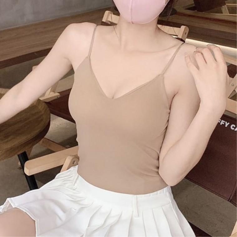 자체제작 계곡물놀이 이너티 끈조절 슬림핏 크롭나시 여성모던룩 캡내장