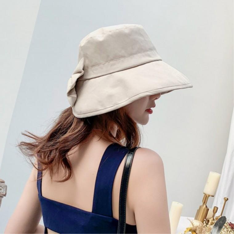 나들이모자 벙거지등산모자 리본버킷햇 캠핑모자 데일리햇 여름 30대여성