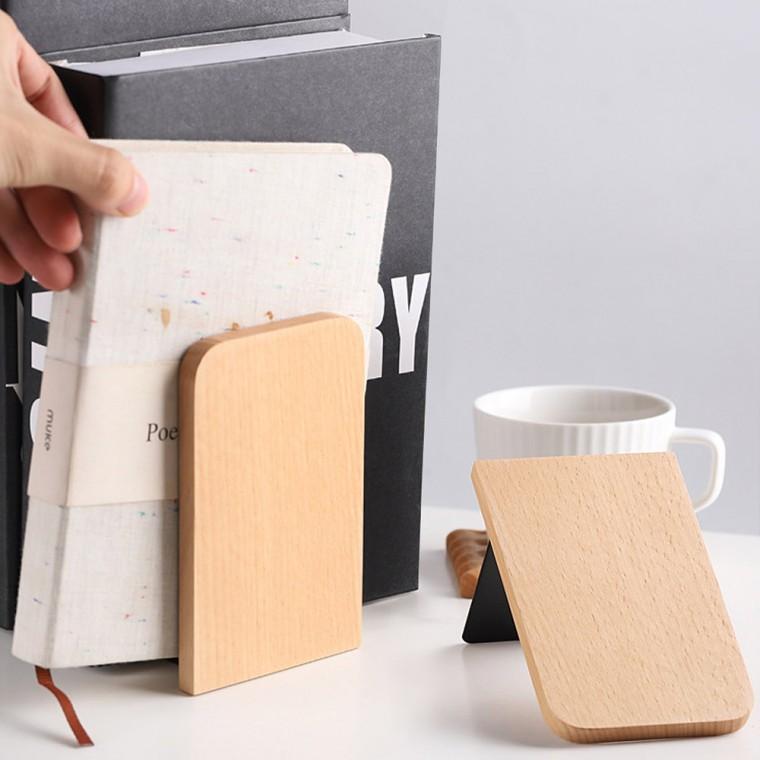 원목 북엔드 2p(13x8cm) L자형 책고정 책거치대