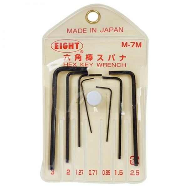 에이트 L렌치세트(마이크로) M-7M(0.71-3MM)7P