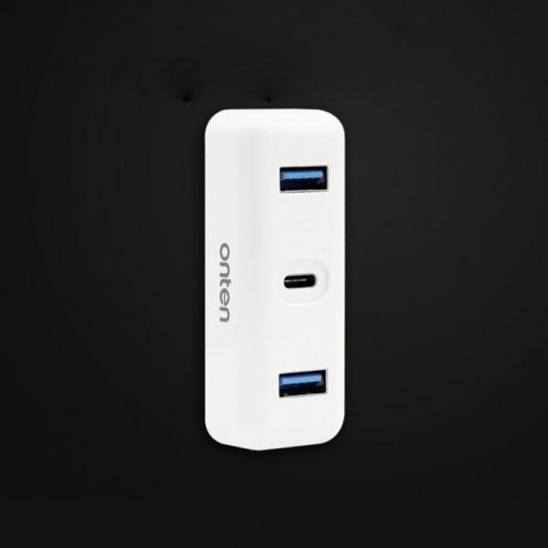 C타입 USB 멀티탭 허브 USB 확장포트 USB3.0 2포트