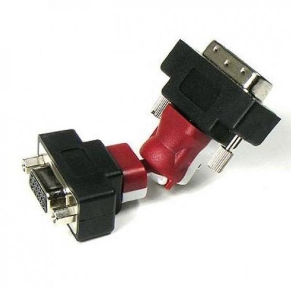 DVi 젠더 DVi(M) VGA(F) 케이블 변환 젠더 회전형