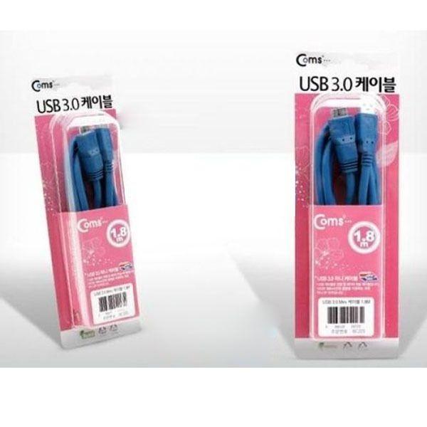 USB 3.0 케이블 마이크로 B 변환 데이터 케이블 1.8M